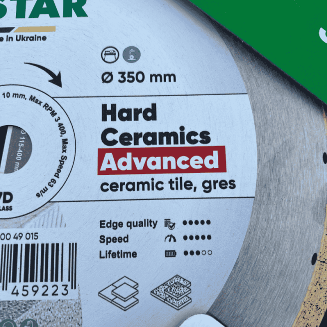 Disque diamant 350mm Distar Hard ceramic