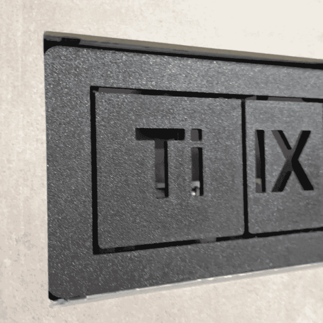 Plaque de commande Edplit à carreler pour wc suspendu