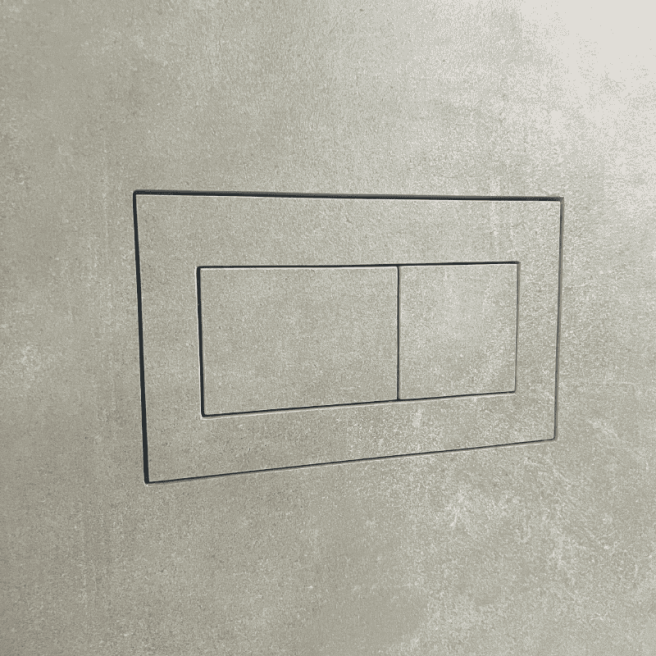 Plaque de commande Edplit à carreler pour wc suspendu