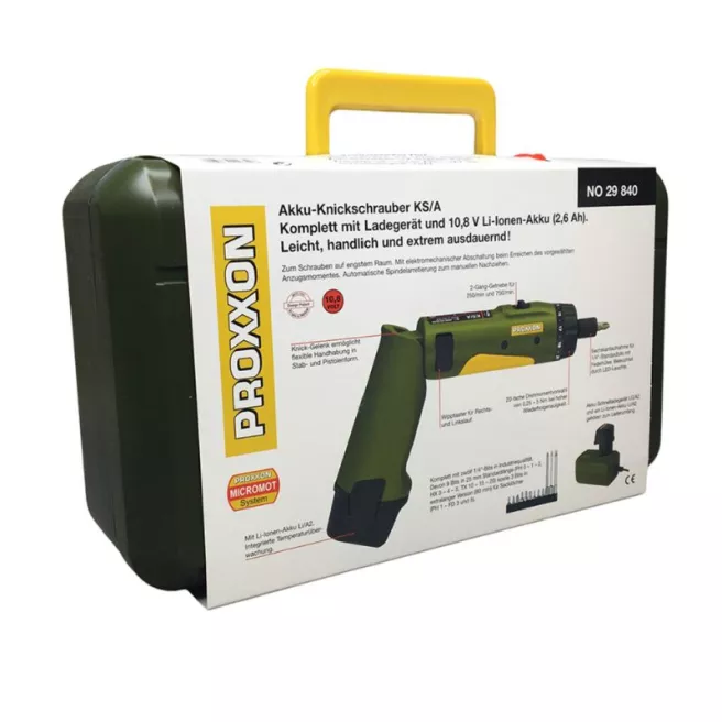 Tournevis articulé sans fil KS/A Proxxon