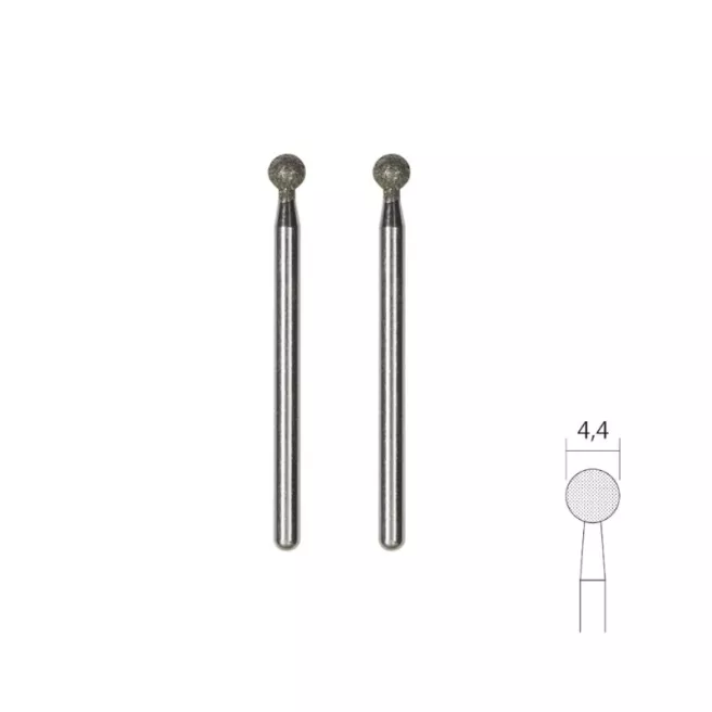 Embouts de meulage diamantés diamètre 4,4 mm Proxxon