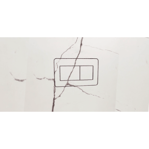 Plaque de commande Edplit à carreler pour wc suspendu