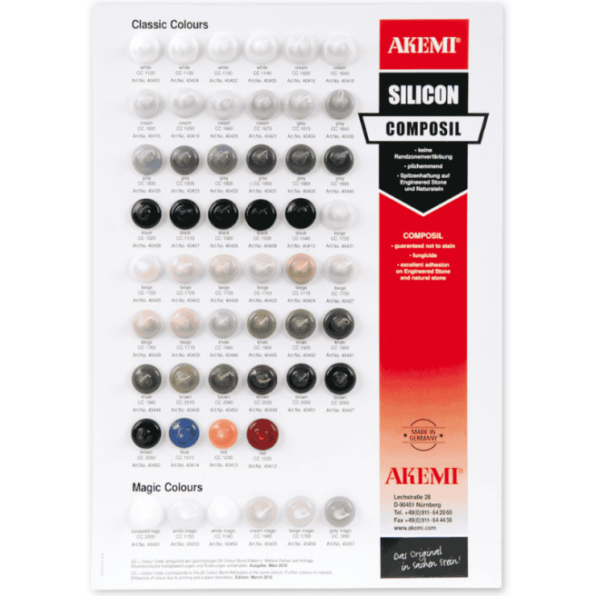 Silicone haute performance composil akemi