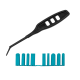 Silicone Bihui applicator