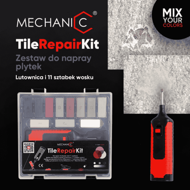 Kit de réparation pour carrelage Mechanic