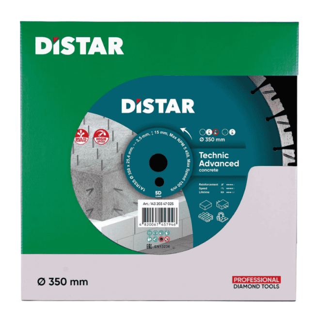 DISTAR Technic Advanced Concrete – Disque diamant pour béton et béton armé