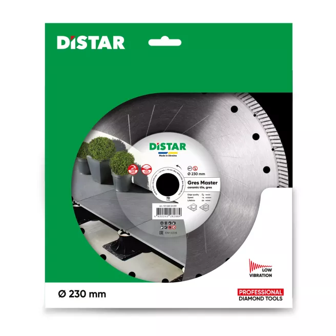 Distar Gres Master 230 mm – Disque carrelage 20 mm terrasse