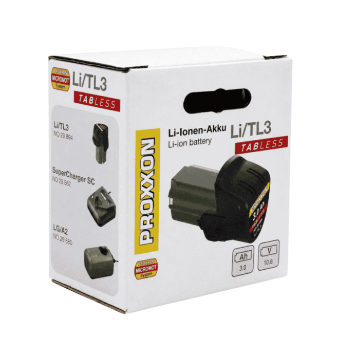 PROXXON Li/TL3 29894 – Batterie Tabless 10,8 V 3,0 Ah