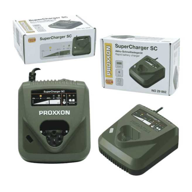 PROXXON SuperCharger SC 29882 – Chargeur rapide Li/TL3