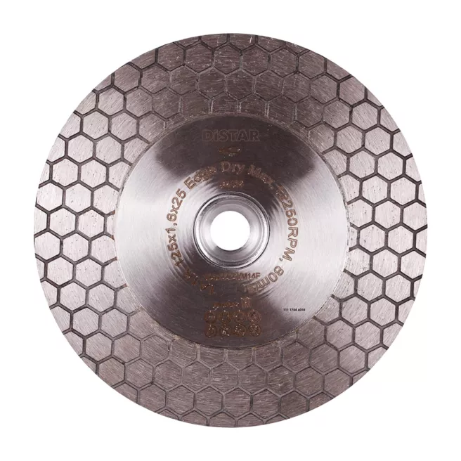 Distar Edge Dry 125 M14F – Disque biseau 45° grès cérame