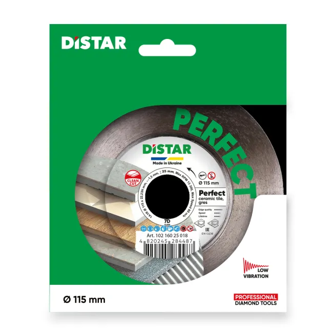 Distar Perfect 115 mm – Disque coupe propre grès cérame