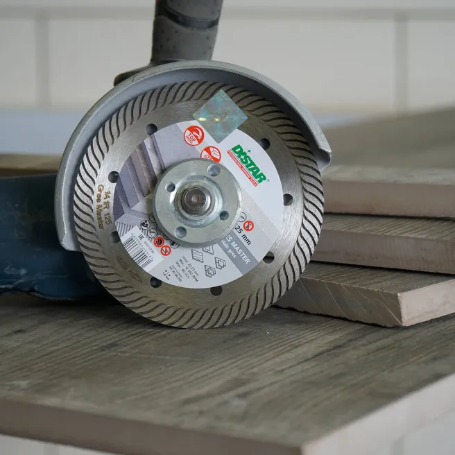 Distar Gres Master 125 mm – Disque grès cérame 20 mm rapide