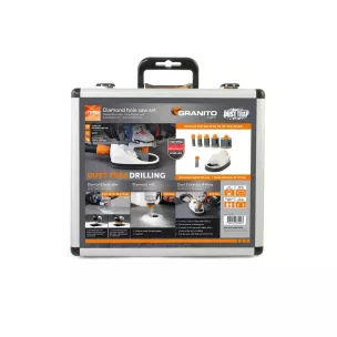 Coffret de percement Tebo avec système d'aspiration Coffret de percement Tebo avec système d'aspiration