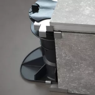 Finition de bord de terrasse métalique Solidor par 25pc Finition de bord de terrasse métalique Solidor par 25pc