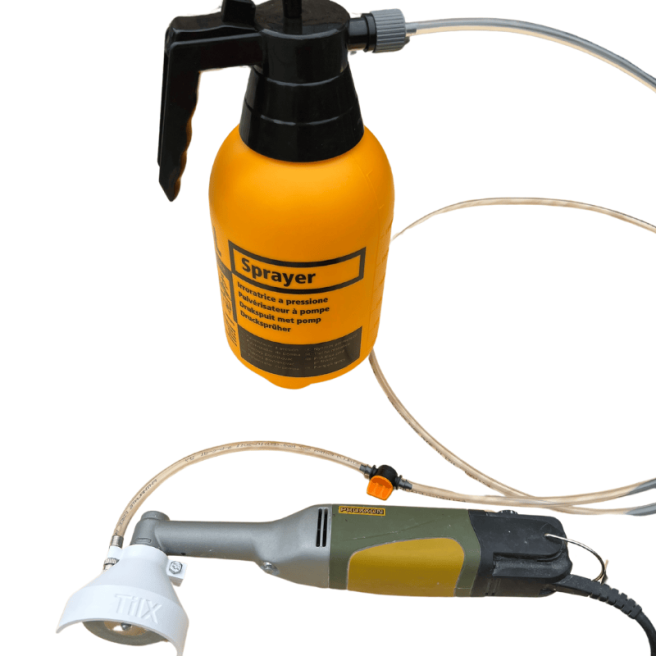 Capot de protection TilX pour meuleuse Proxxon